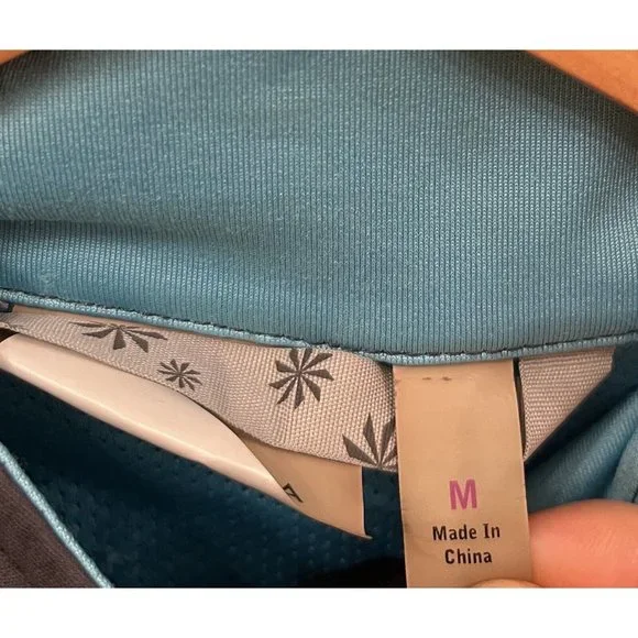 ATHLETA GREY DIPSEA WATER RESISTANT RUNNING SPORTS ATHLETIC JACKET WOMENS M - Picture 5 of 8